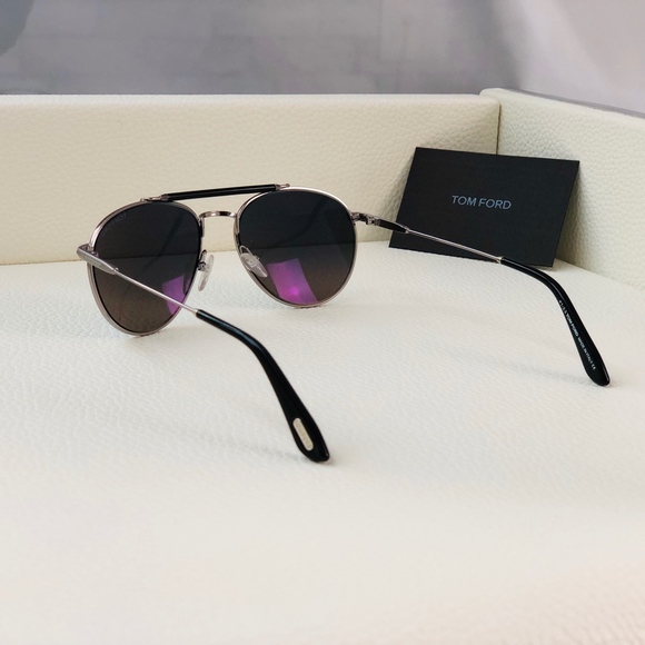New TOM FORD Blue Aviator Colin Sunglasses - Picture 5 of 8